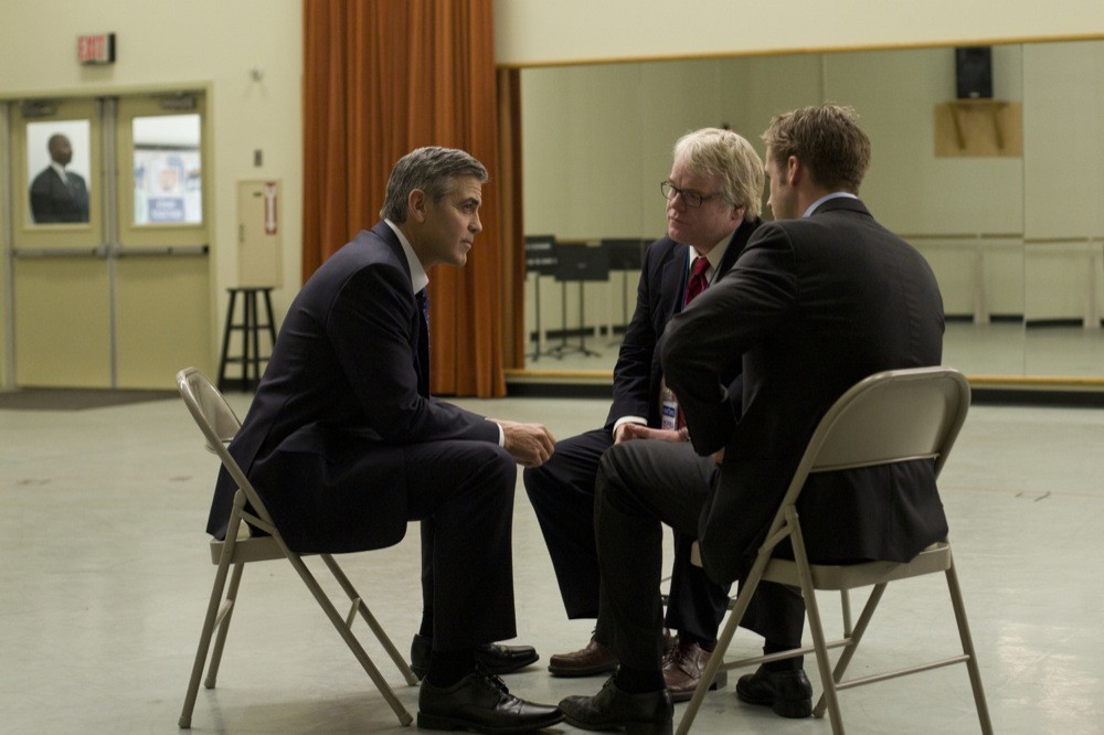 George Clooney, Philip Seymour Hoffman and Ryan Gosling in Columbia Pictures' The Ides of March (2011)