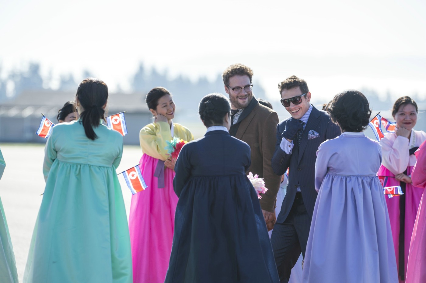 Seth Rogen stars as Aaron Rapoport and James Franco stars as Dave Skylark in Columbia Pictures' The Interview (2014)