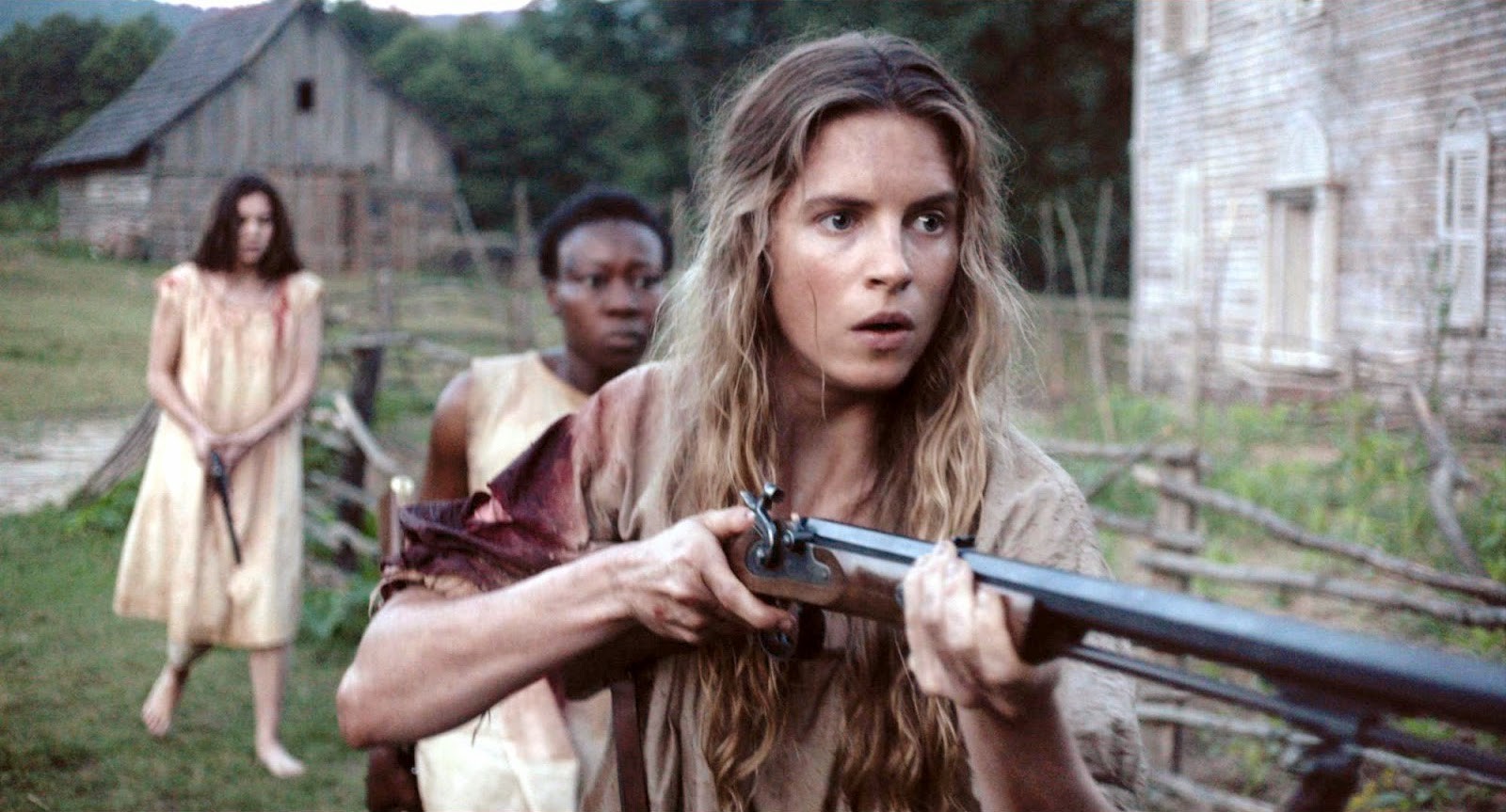 Hailee Steinfeld, Muna Otaru and Brit Marling in Drafthouse Films' The Keeping Room (2015)