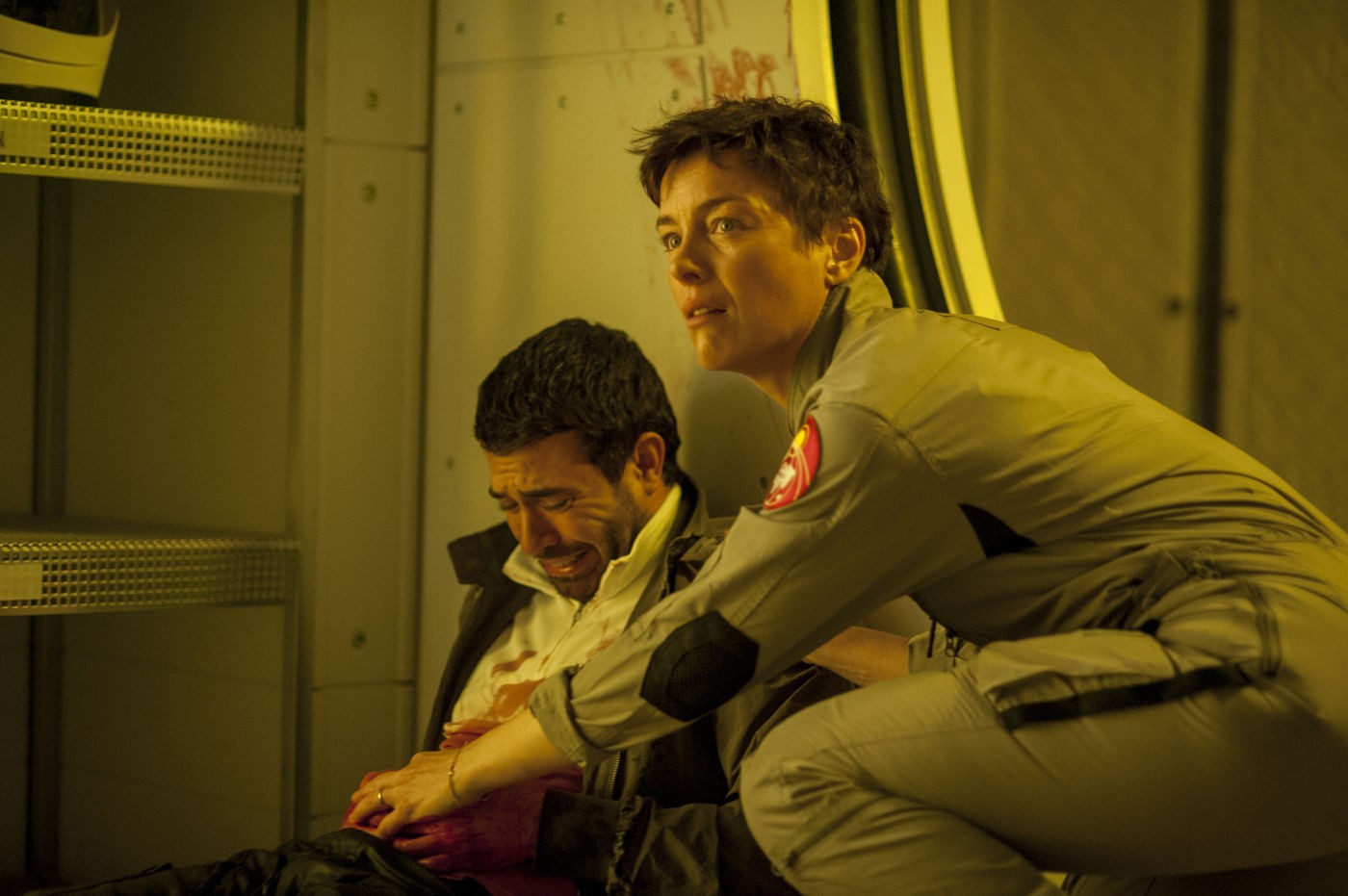 Tom Cullen stars as Richard Harrington and Olivia Williams stars as Kim Aldrich in Magnolia Pictures' The Last Days on Mars (2013)