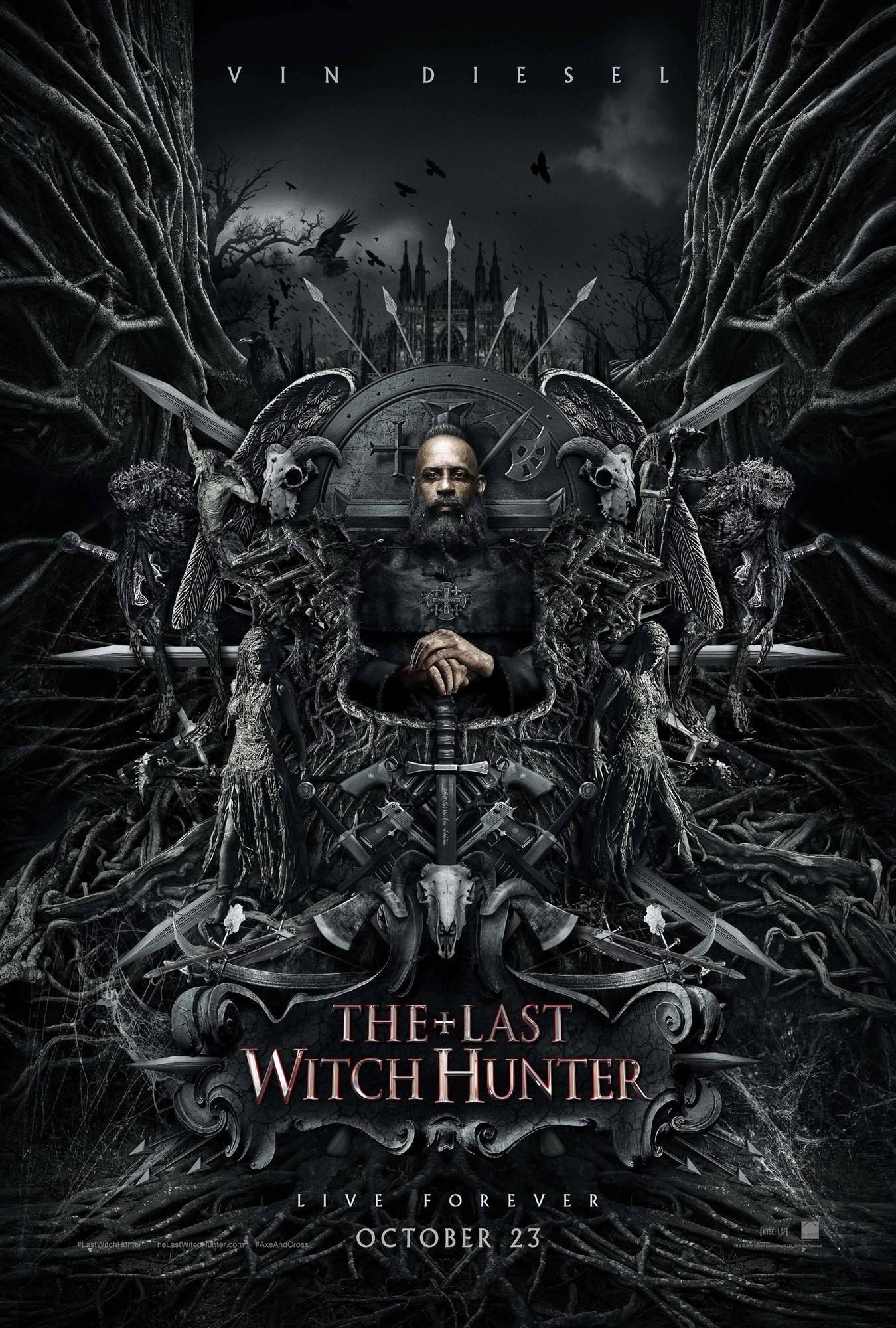 Poster of Summit Entertainment's The Last Witch Hunter (2015)