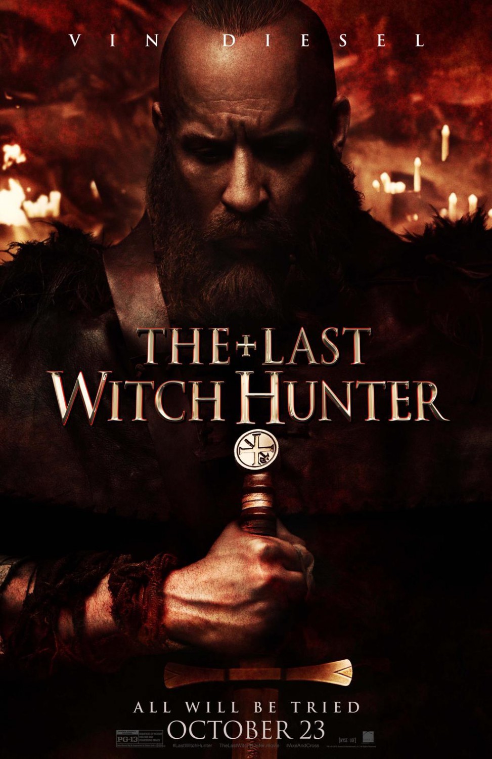 Poster of Summit Entertainment's The Last Witch Hunter (2015)