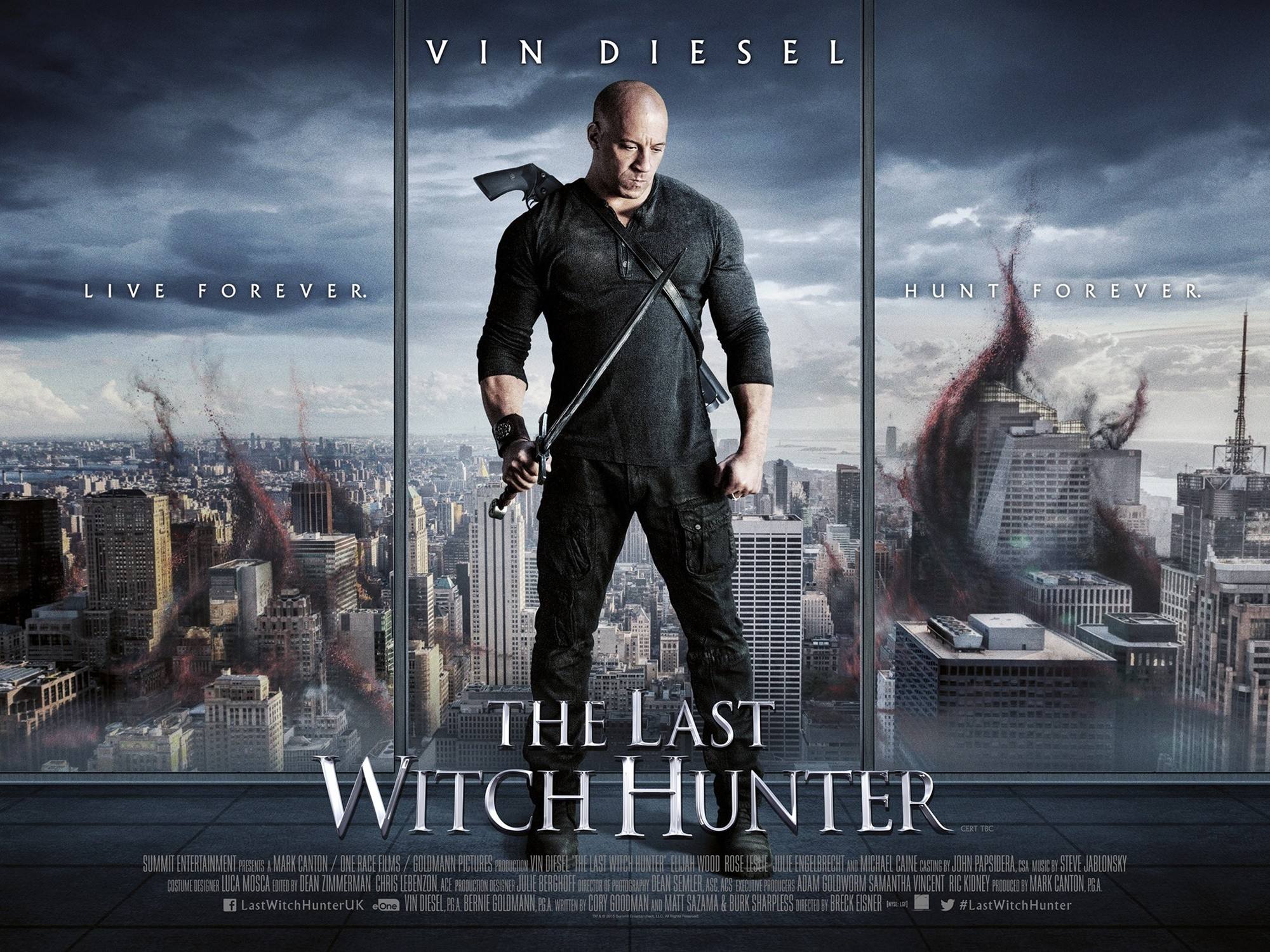 Poster of Summit Entertainment's The Last Witch Hunter (2015)