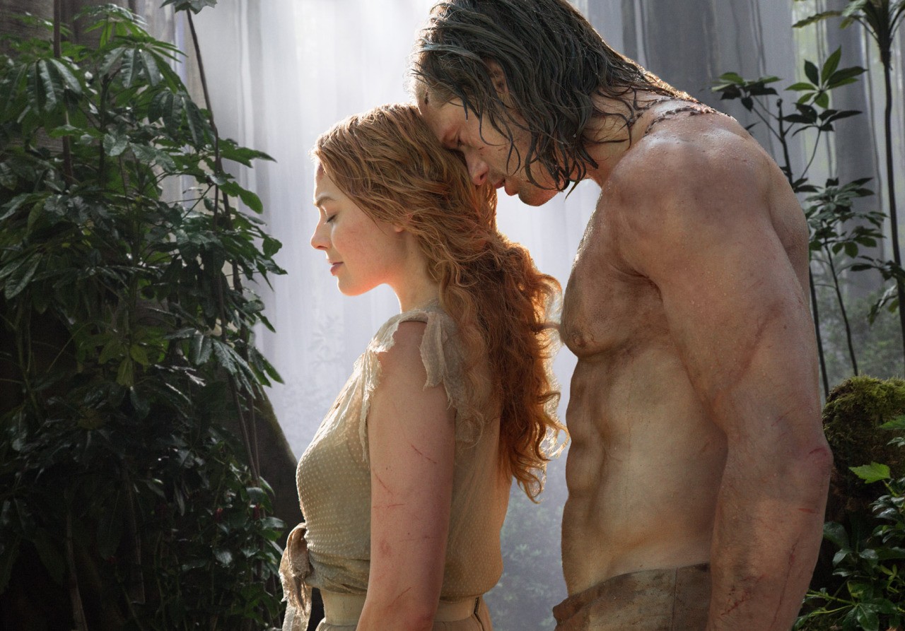 Margot Robbie stars as Jane Porter and Alexander Skarsgard stars as Tarzan in Warner Bros. Pictures' The Legend of Tarzan (2016)