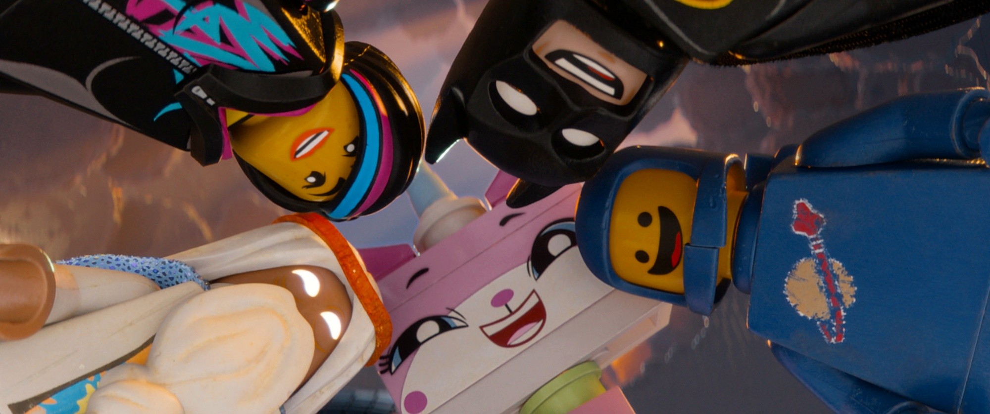 Vitruvius, Lucy, Batman, Benny and Uni-Kitty from Warner Bros. Pictures' The Lego Movie (2014)