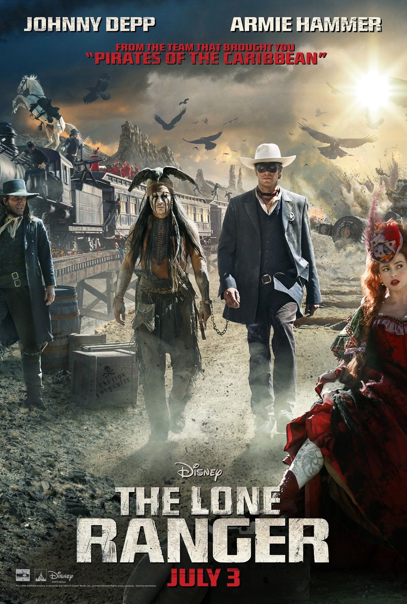 Poster of Walt Disney Pictures' The Lone Ranger (2013)