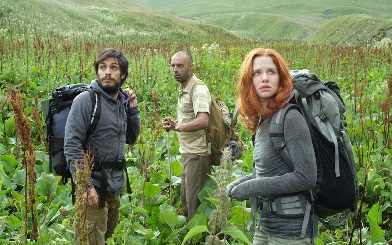 Gael Garcia Bernal, Bidzina Gujabidze and Hani Furstenberg in Sundance Selects' The Loneliest Planet (2012)
