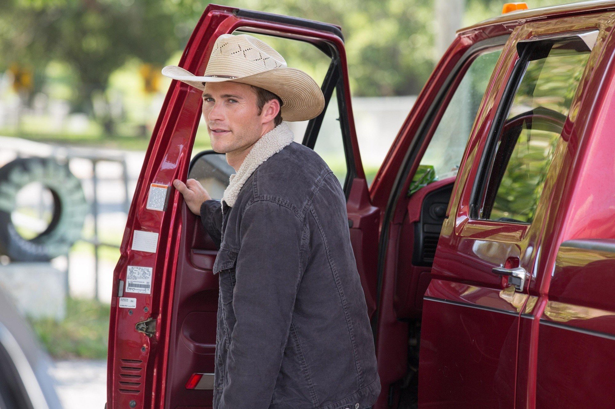 Scott Eastwood stars as Luke Collins in 20th Century Fox's The Longest Ride (2015). Photo credit by Michael Tackett.