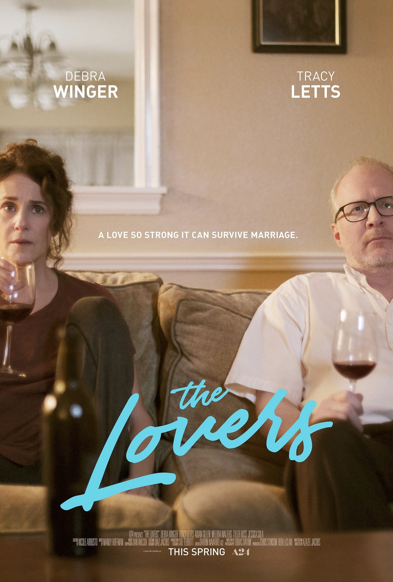 Poster of A24's The Lovers (2017)