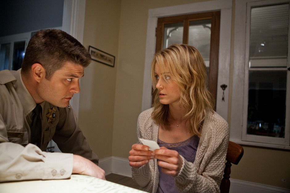 Jay R. Ferguson stars as Keith Clayton and Taylor Schilling stars as Beth Clayton in Warner Bros. Pictures' The Lucky One (2012)