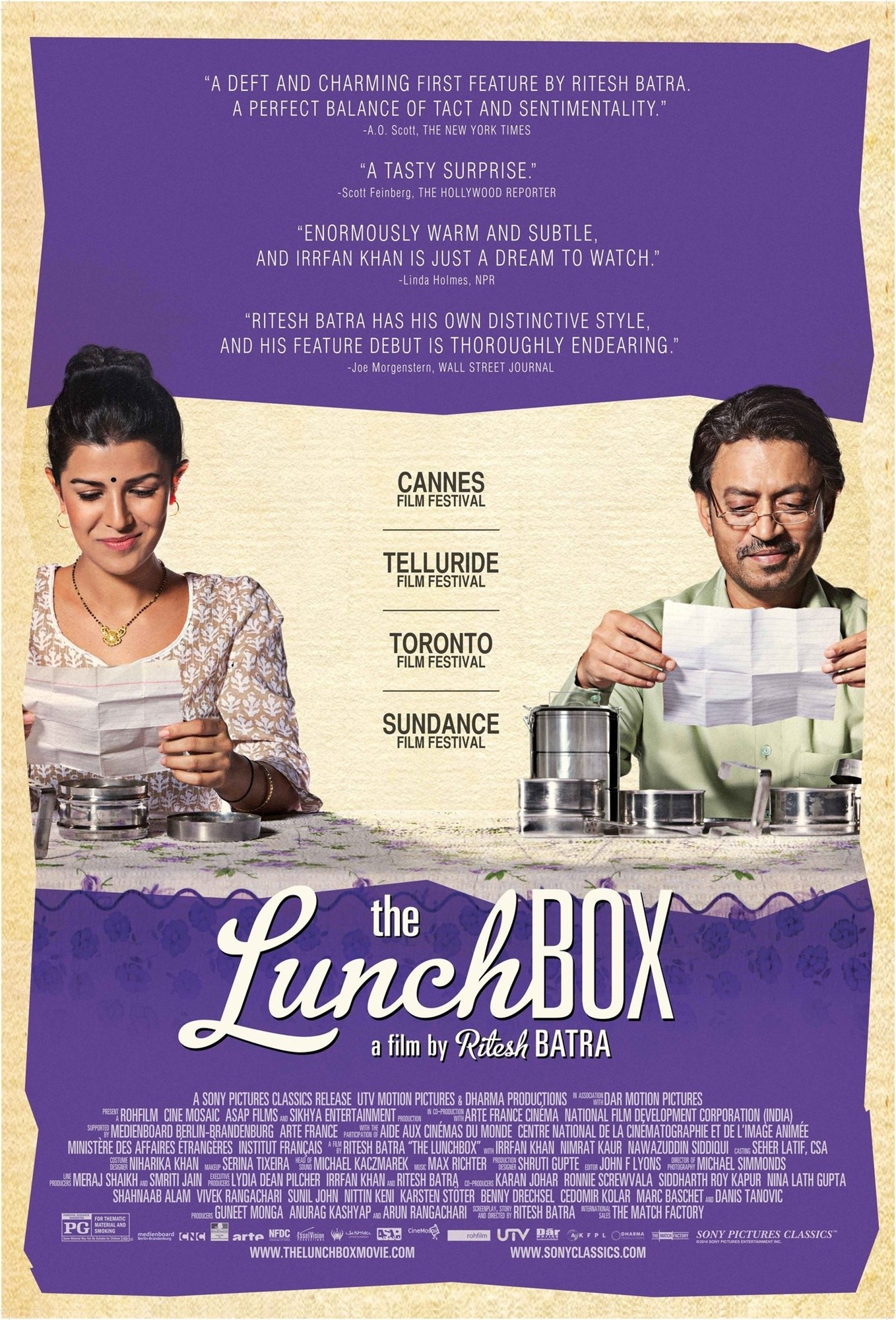 Poster of Sony Pictures Classics' The Lunchbox (2014)