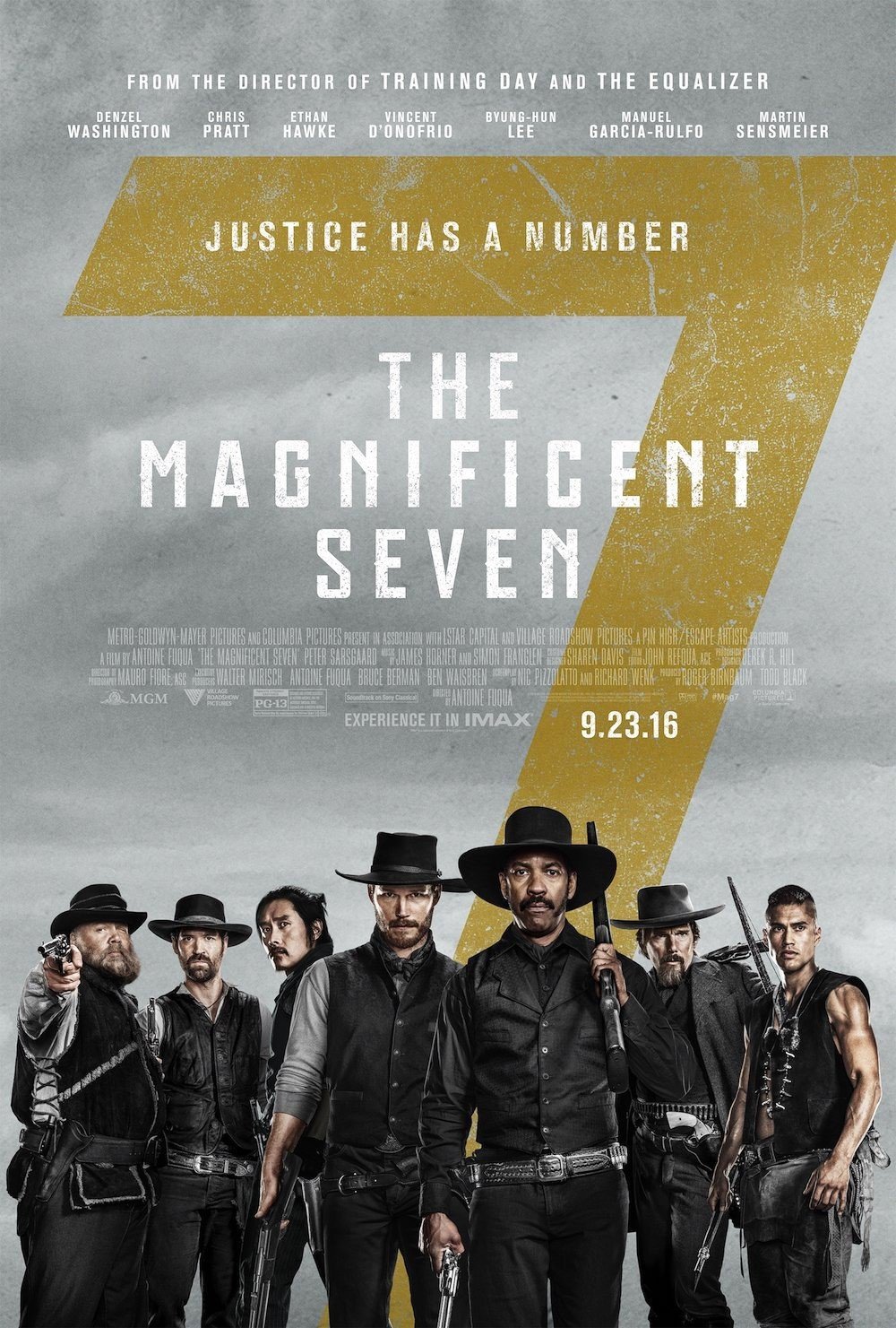 Poster of Columbia Pictures' The Magnificent Seven (2016)