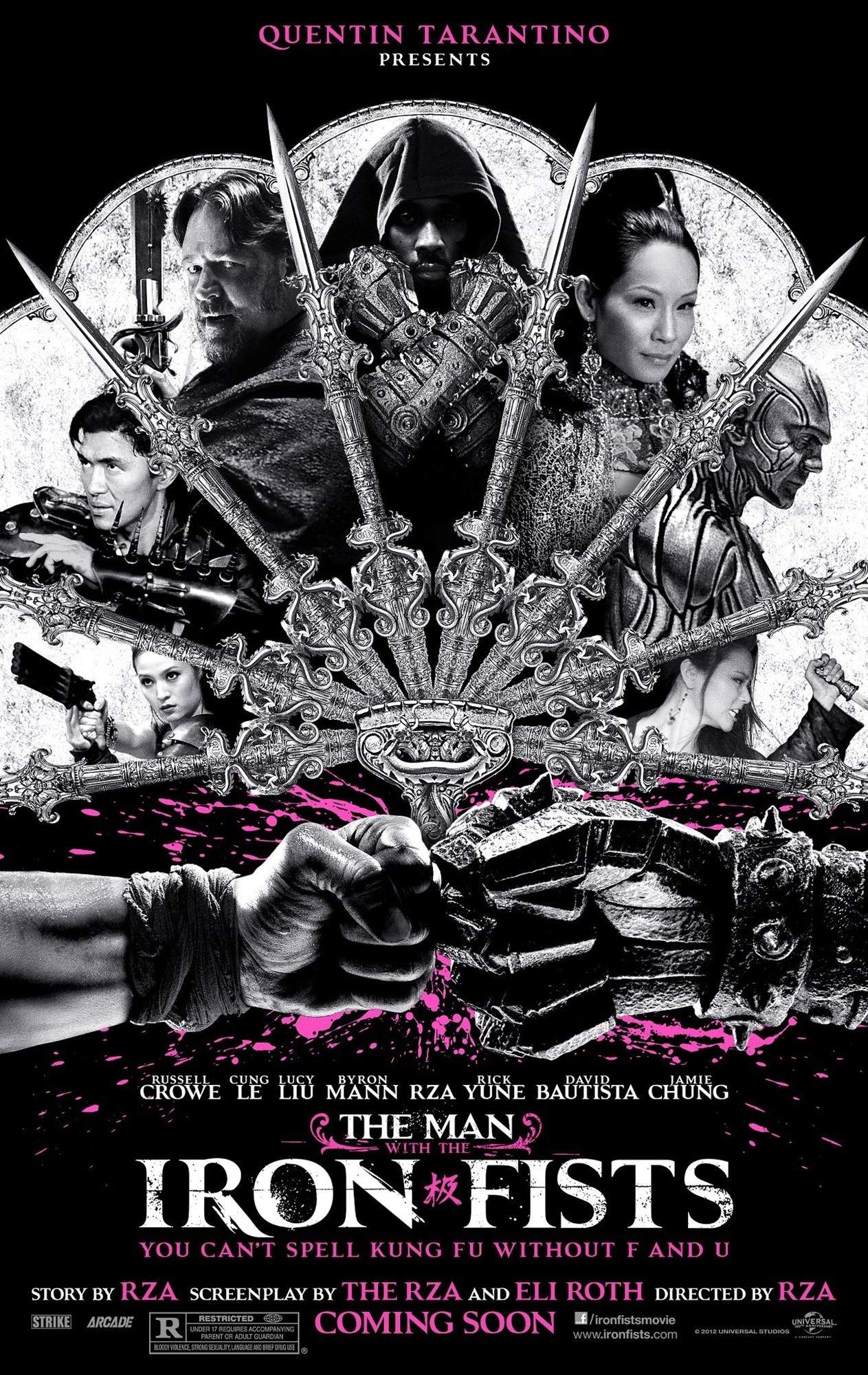 Poster of Universal Pictures' The Man with the Iron Fists (2012)