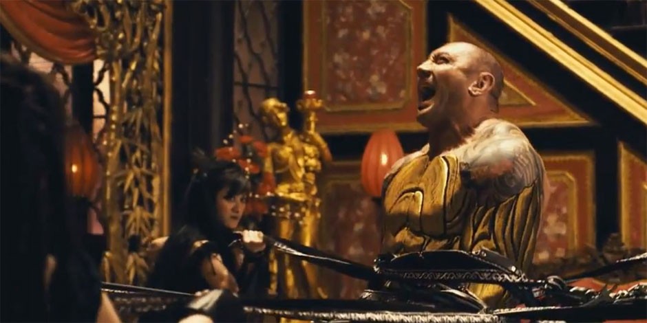 Dave Bautista stars as Brass Body in Universal Pictures' The Man with the Iron Fists (2012)