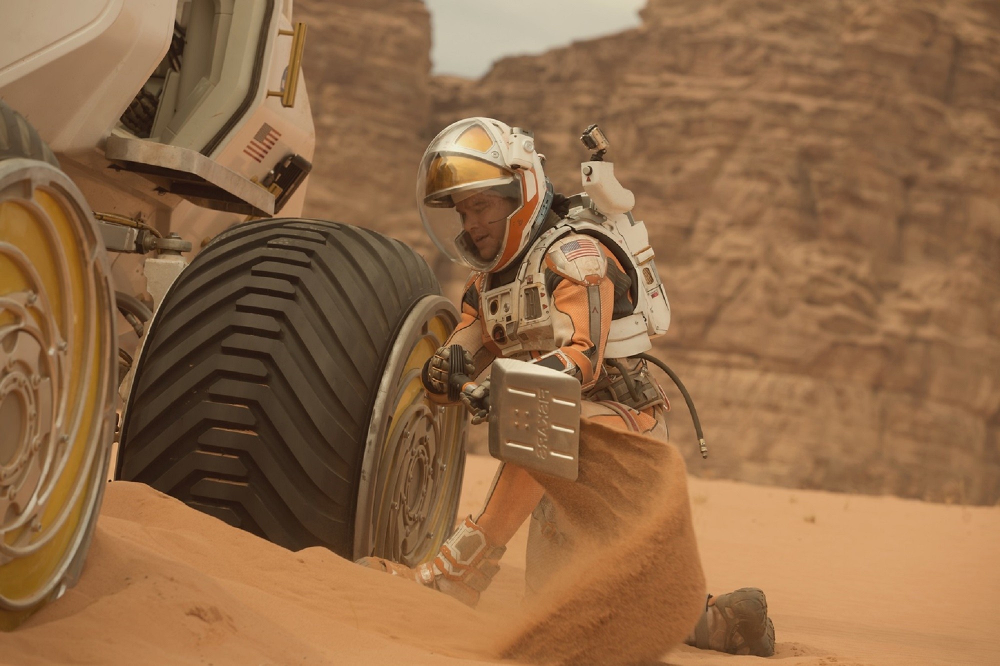 Matt Damon stars as Mark Watney in 20th Century Fox's The Martian (2015)