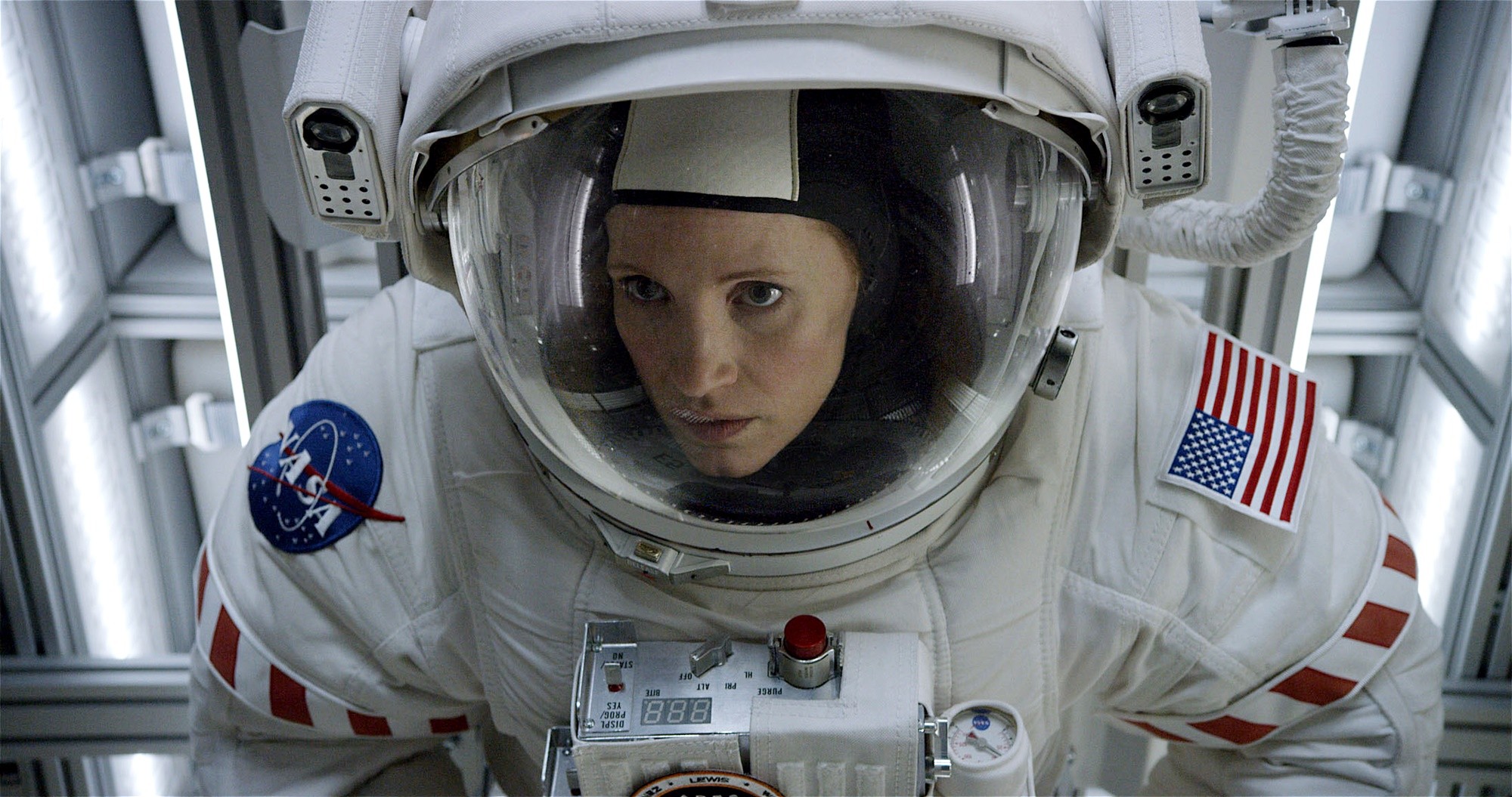 Jessica Chastain stars as Melissa Lewis in 20th Century Fox's The Martian (2015)