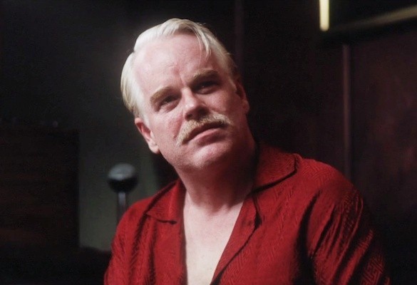 Philip Seymour Hoffman stars as Lancaster Dodd in The Weinstein Company's The Master (2012)
