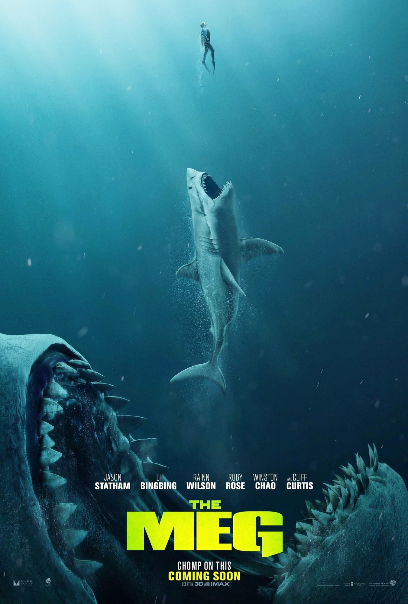 Poster of Warner Bros. Pictures' The Meg (2018)