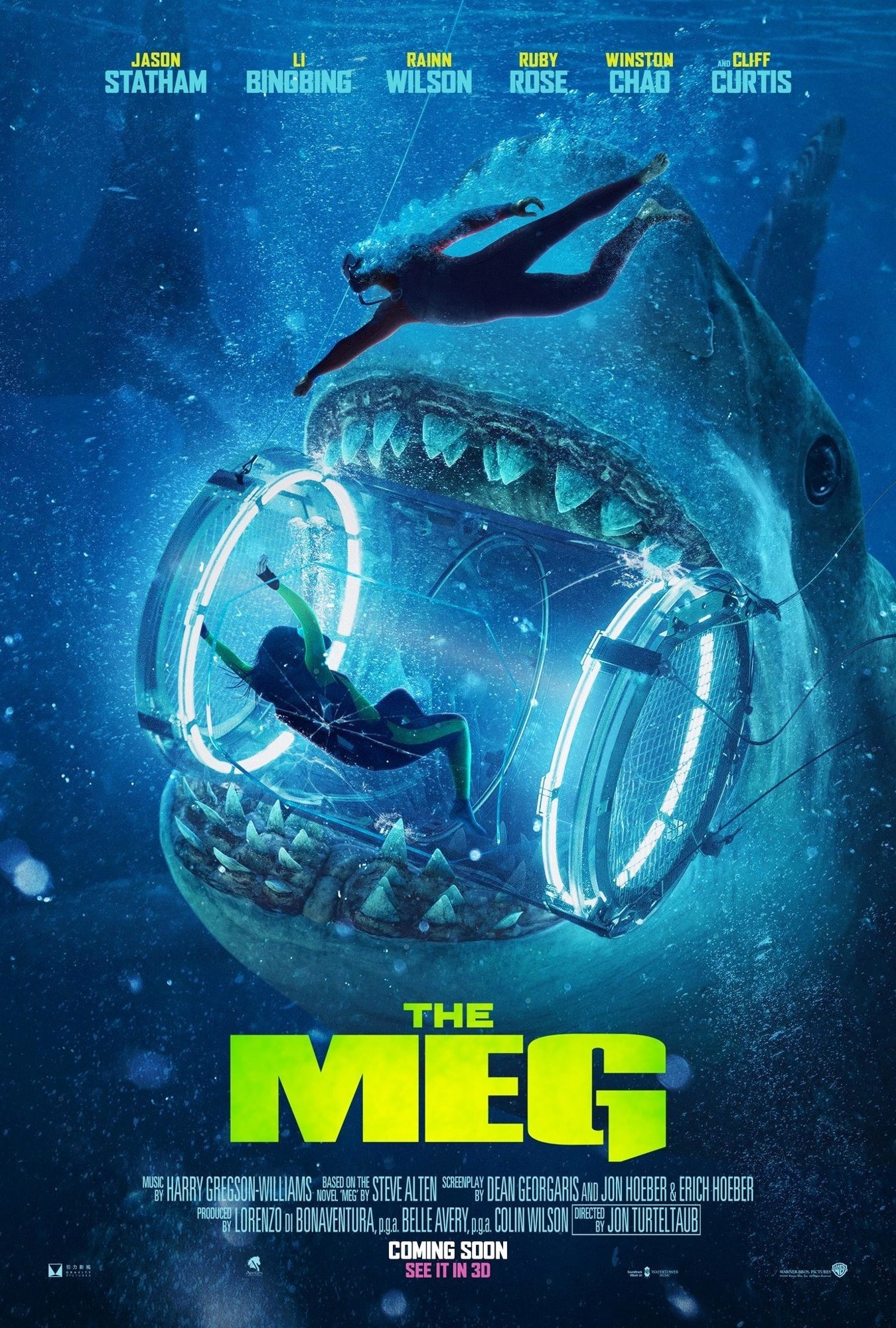 Poster of Warner Bros. Pictures' The Meg (2018)