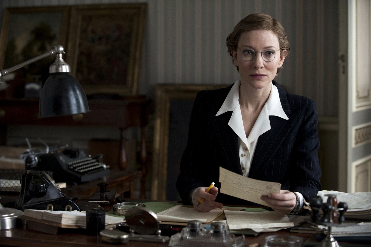 Cate Blanchett stars as Claire Simone in Columbia Pictures' The Monuments Men (2014)