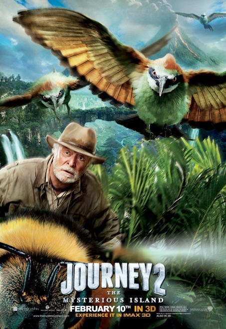 Poster of Warner Bros. Pictures' Journey 2: The Mysterious Island (2012)