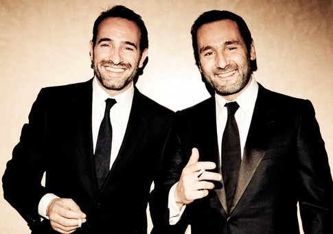 Jean Dujardin and Guillaume Canet in The Weinstein Company's The Players (2014)