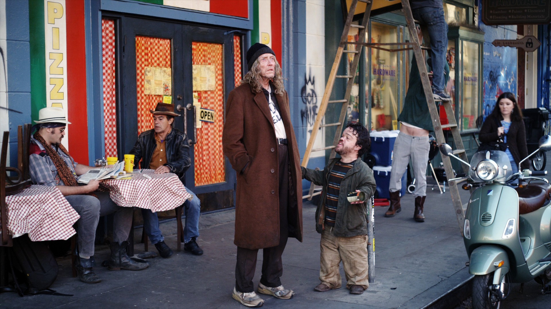 Christopher Walken stars as Doke and Jordan Prentice stars as Brown in Steelyard Pictures' The Power of Few (2013)