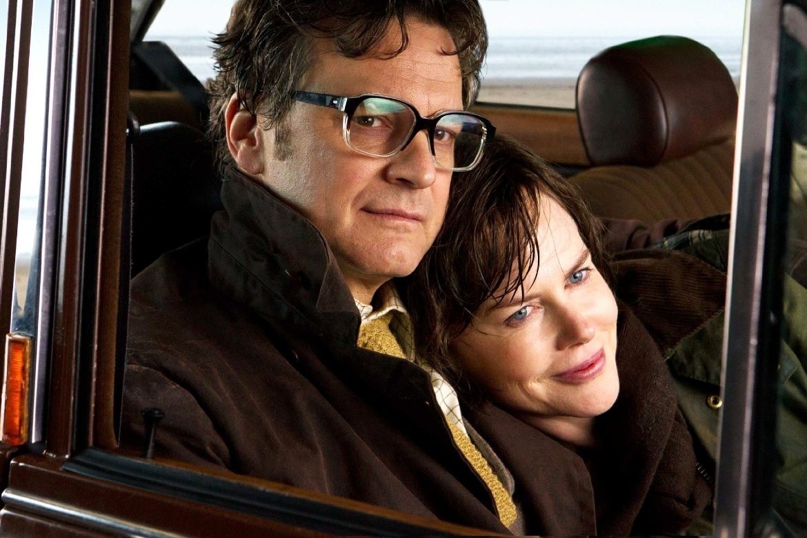 Colin Firth stars as Eric Lomax and Nicole Kidman stars as Patricia Wallace in The Weinstein Company's The Railway Man (2014)