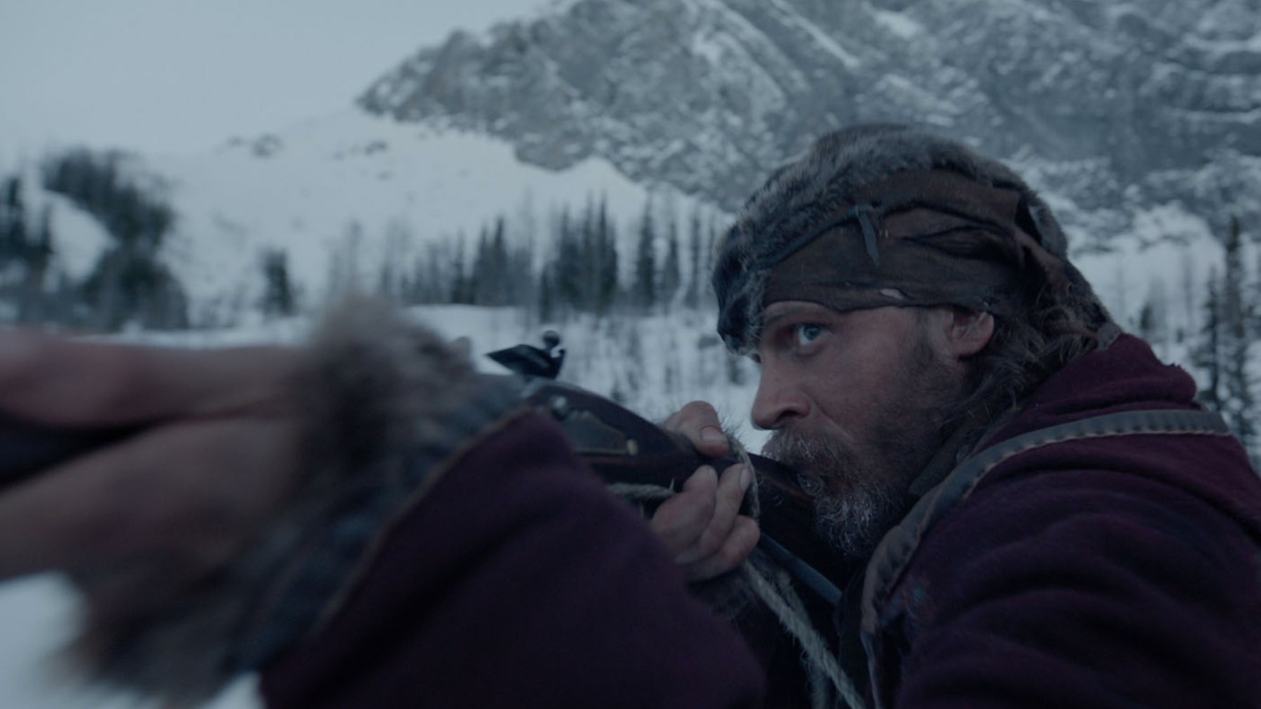 Tom Hardy stars as John Fitzgerald in 20th Century Fox's The Revenant (2015)