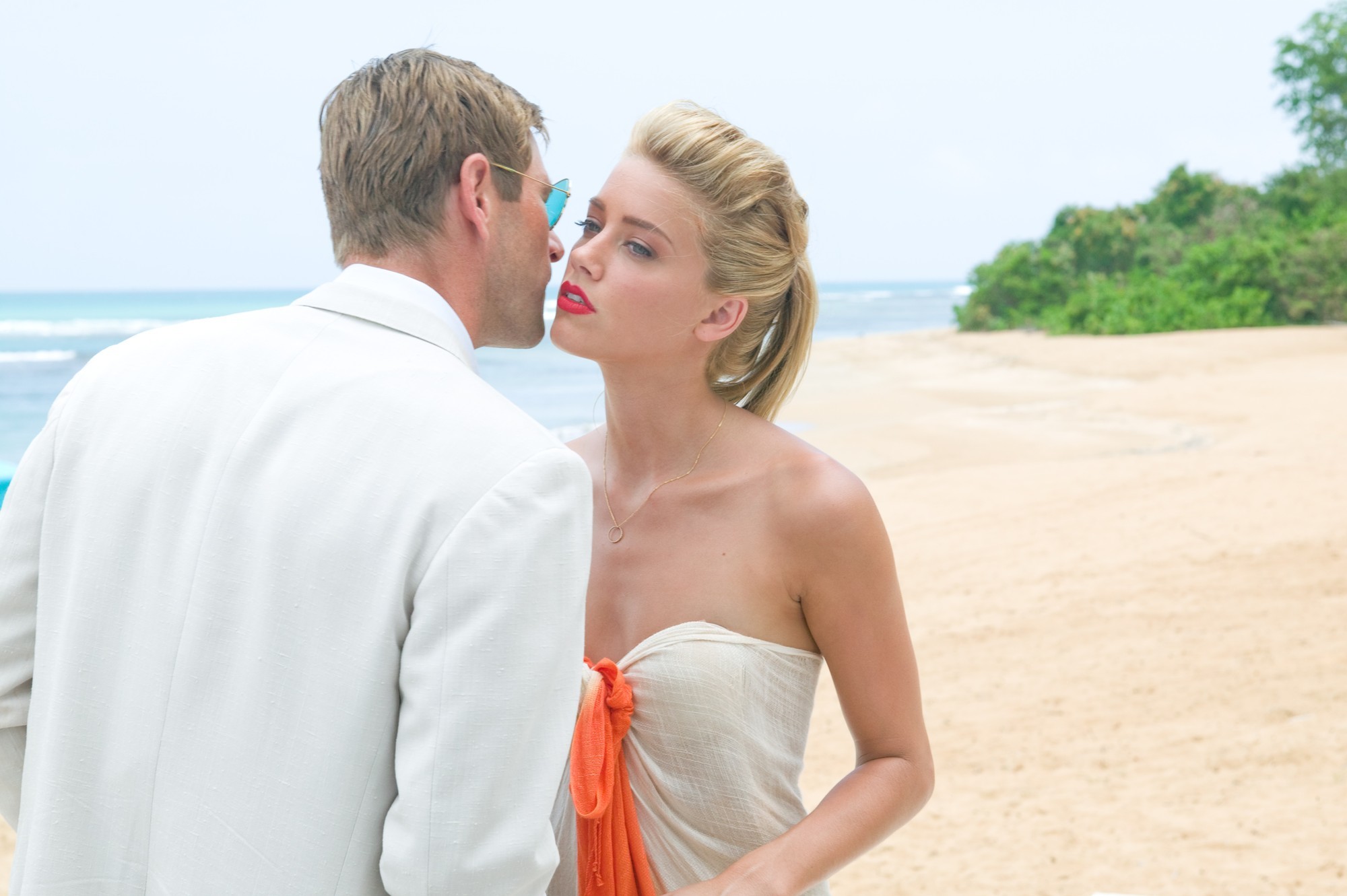 Aaron Eckhart stars as Sanderson and Amber Heard stars as Chenault in FilmDistrict's The Rum Diary (2011). Photo credit by Peter Mountain.