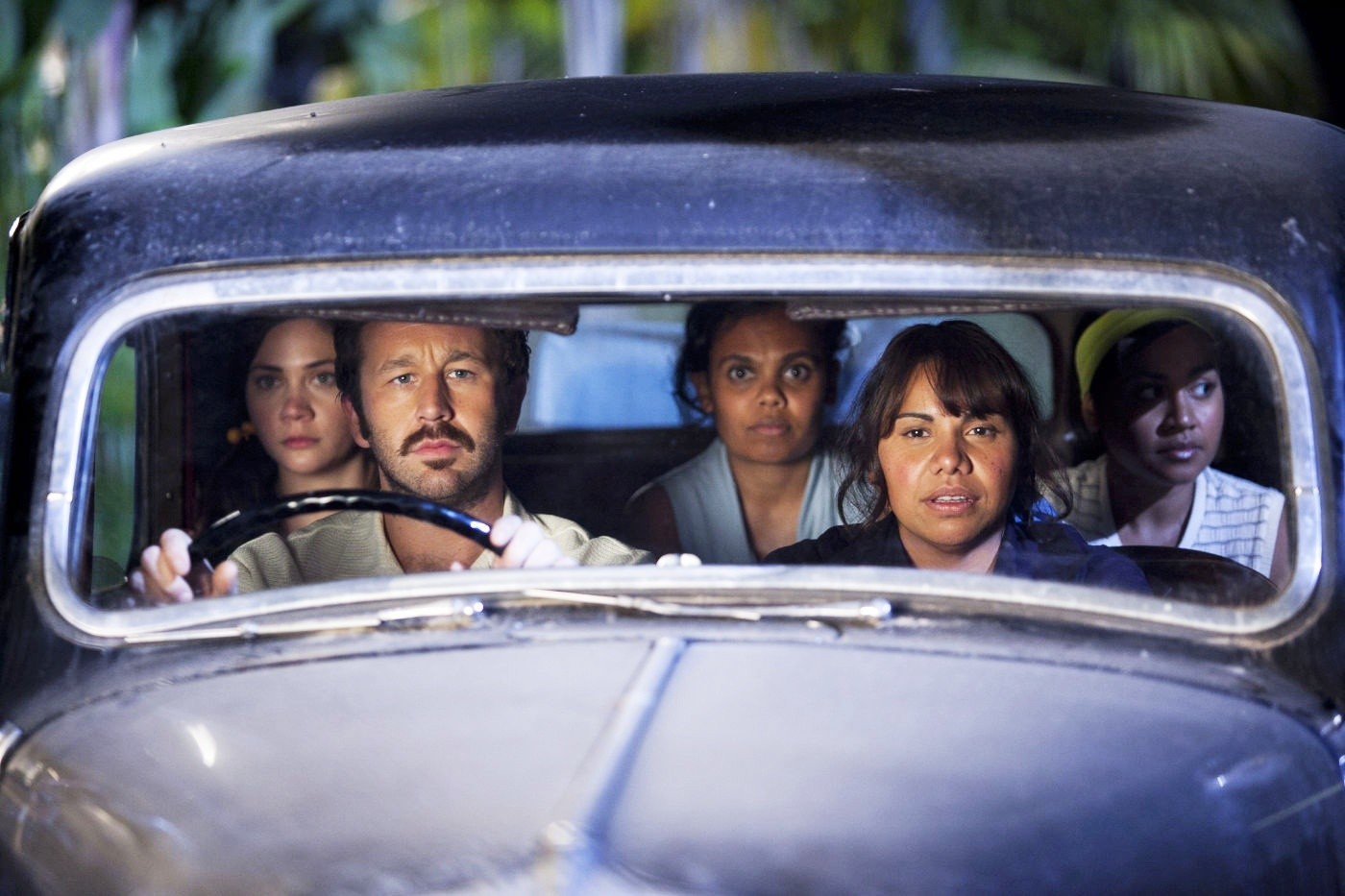 Shari Sebbens, Chris O'Dowd, Miranda Tapsell, Deborah Mailman and Jessica Mauboy in The Weinstein Company's The Sapphires (2013)