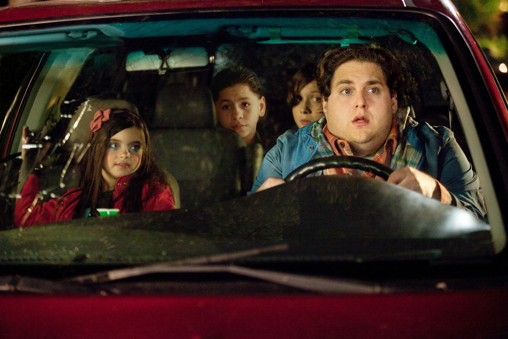 Landry Bender, Max Records and Jonah Hill in 20th Century Fox's The Si...