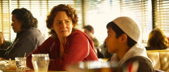 Melissa Leo stars as Montine and Anthony Keyvan stars as Omar in USA Network's The Space Between (2011)