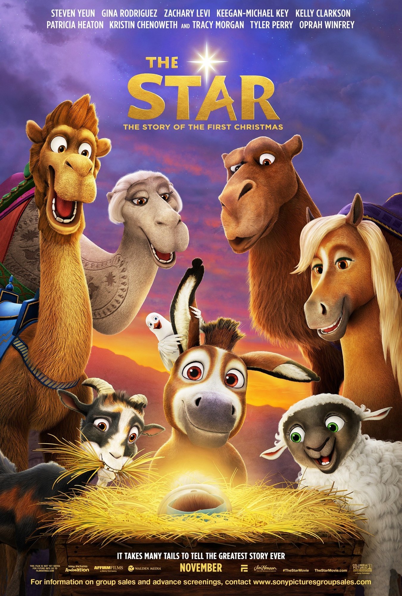 Poster of Sony Pictures Animation's The Star (2017)