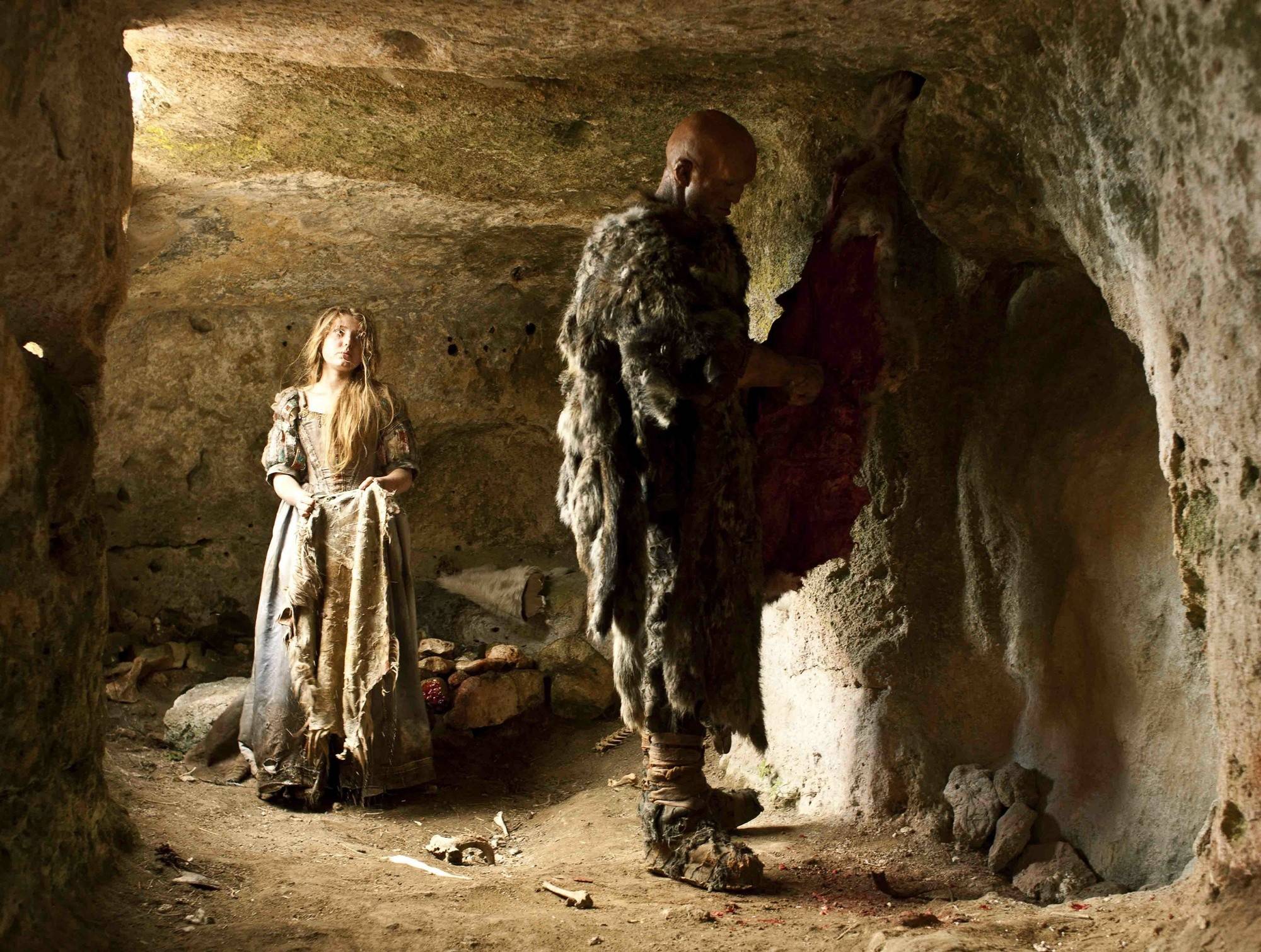Bebe Cave stars as Violet and Guillaume Delaunay stars as Ogre in IFC Films' The Tale of Tales (2016)