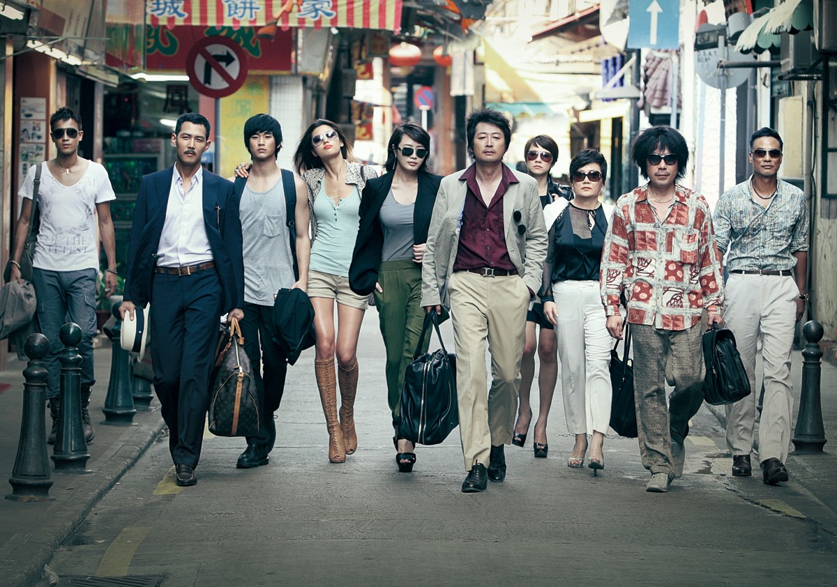 Derek Tsang, Lee Jung Jae, Kim Soo Hyun, Jeon Ji Hyun, Kim Hye Soo, Kim Yoon Seok, Angelica Lee, Kim Hae Sook and Simon Yam in Well Go USA's The Thieves (2012)