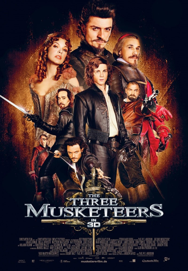 Poster of Summit Entertainment's The Three Musketeers (2011)