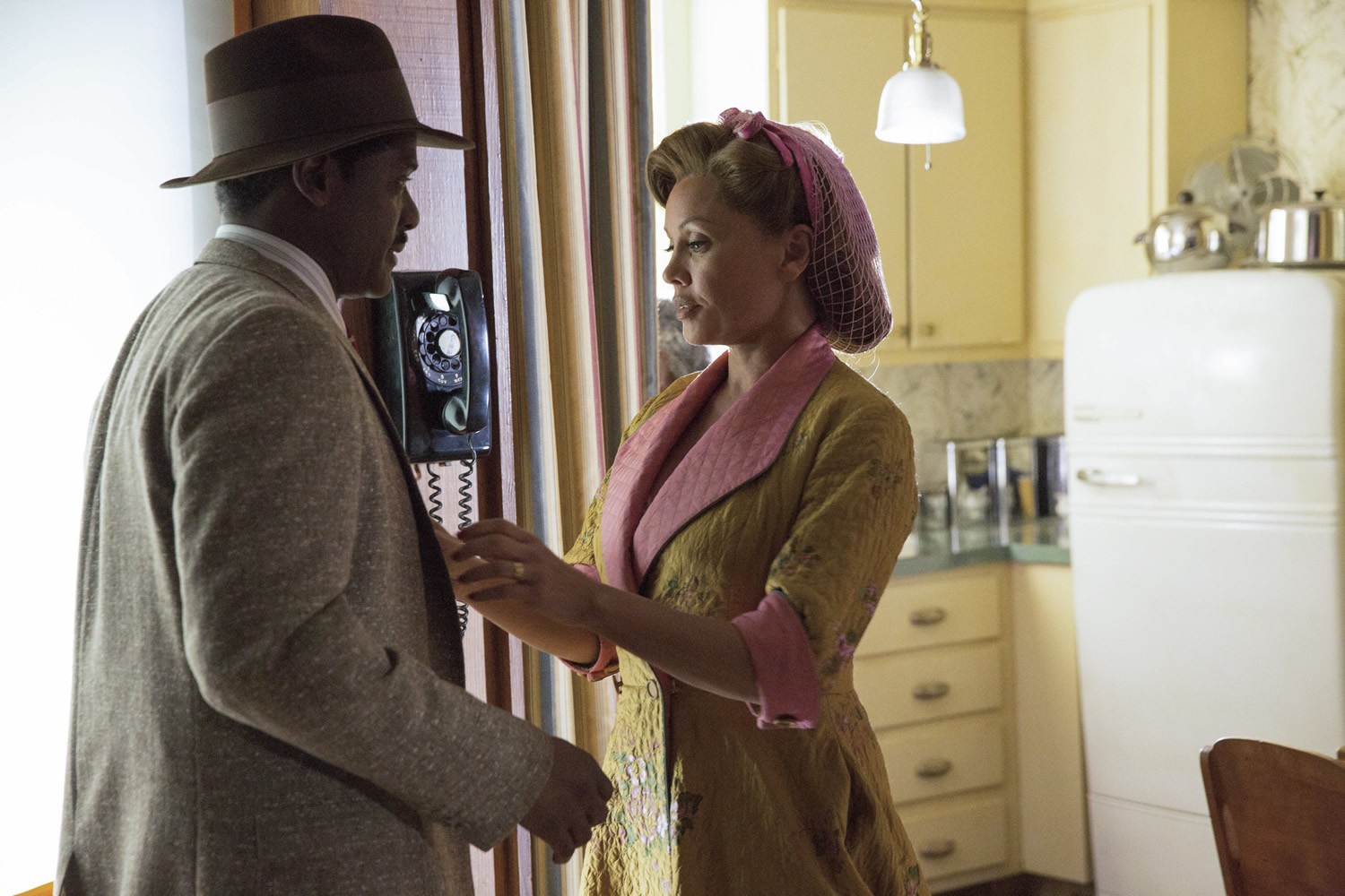 Blair Underwood stars as Ludie Watts and Vanessa Williams stars as Jessie Mae Watts in Lifetime's The Trip to Bountiful (2014). Photo credit by Bob Mahoney.