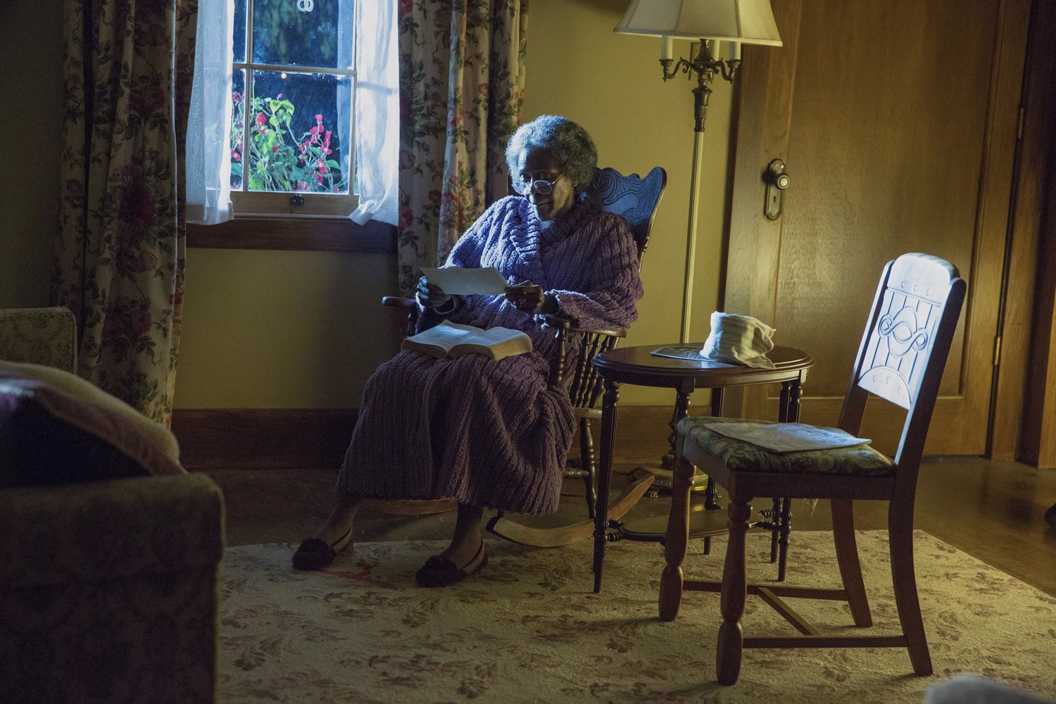 Cicely Tyson stars as Mrs. Watts in Lifetime's The Trip to Bountiful (2014). Photo credit by Bob Mahoney.