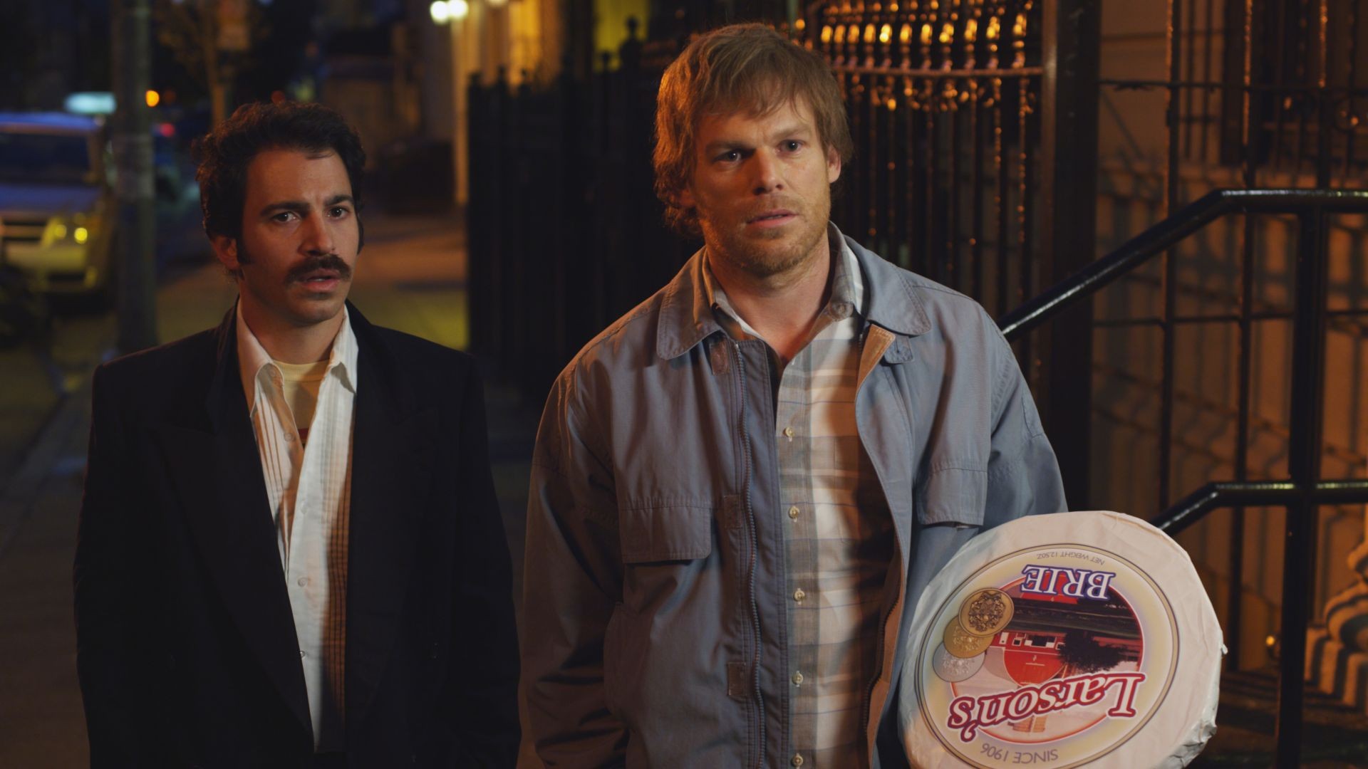 Chris Messina stars as NJ Michael C. Hall stars as Morris Bliss in Variance Films' The Trouble with Bliss (2012)