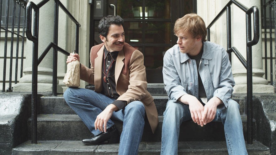Chris Messina stars as NJ and Michael C. Hall stars as Morris Bliss in Variance Films' The Trouble with Bliss (2012)