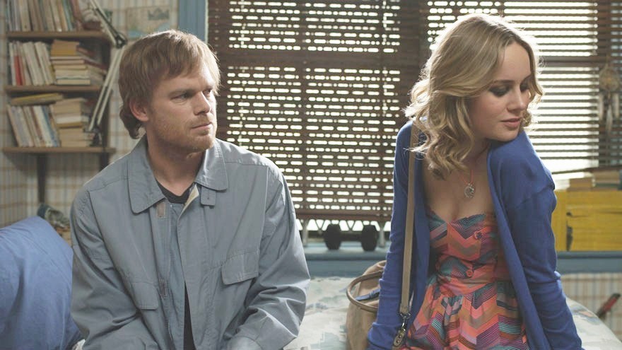 Michael C. Hall stars as Morris Bliss and Brie Larson stars as Stephanie Jouseski in Variance Films' The Trouble with Bliss (2012)