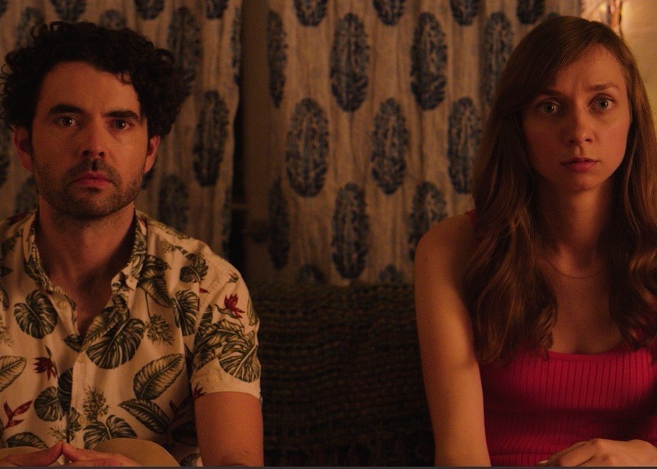 Nicholas Rutherford stars as Caleb and Lauren Lapkus stars as Malory in Beachwood Park Films' The Unicorn (2018)