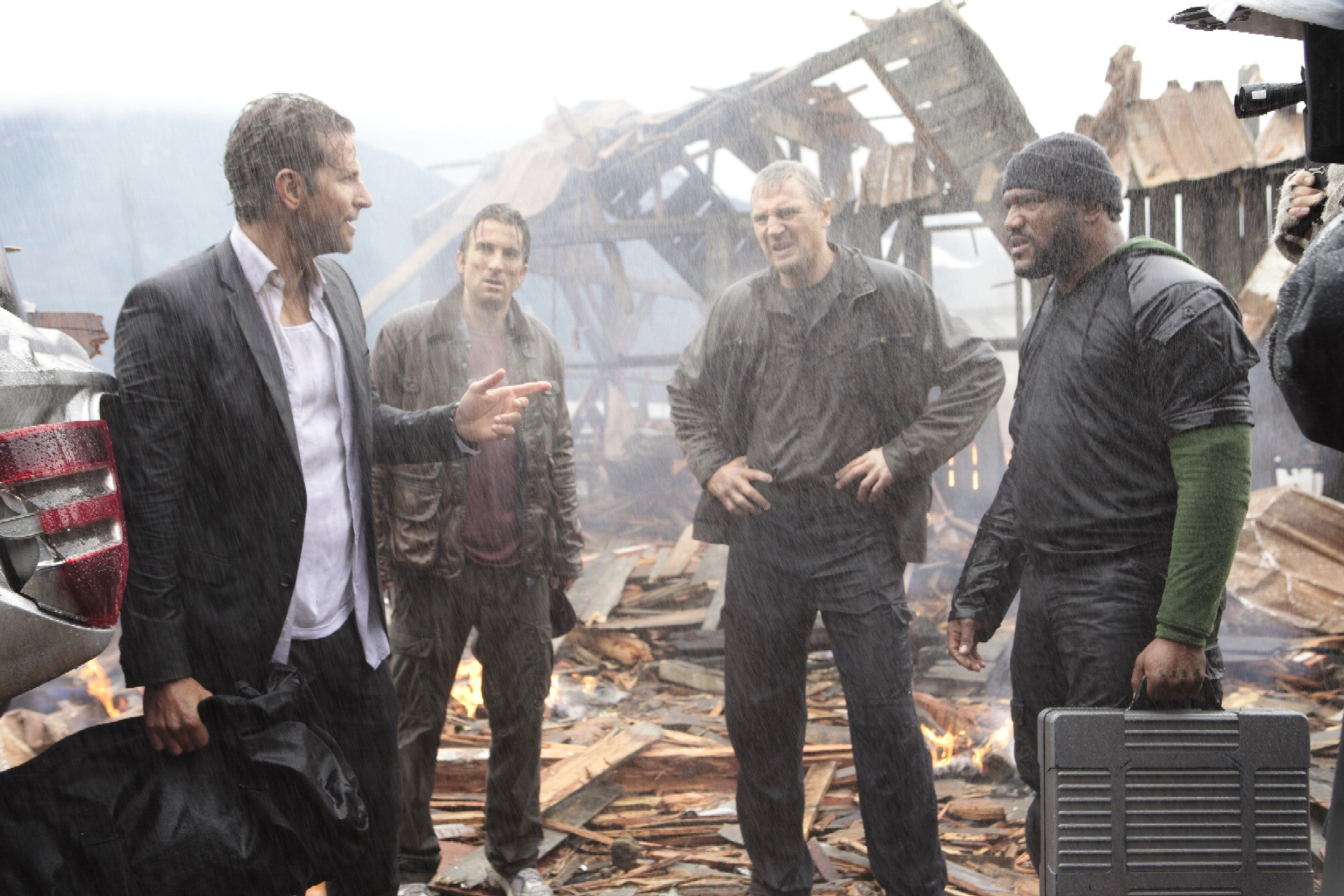 Bradley Cooper, Sharlto Copley, Liam Neeson and Quinton Jackson in The 20th Century Fox's The A-Team (2010)