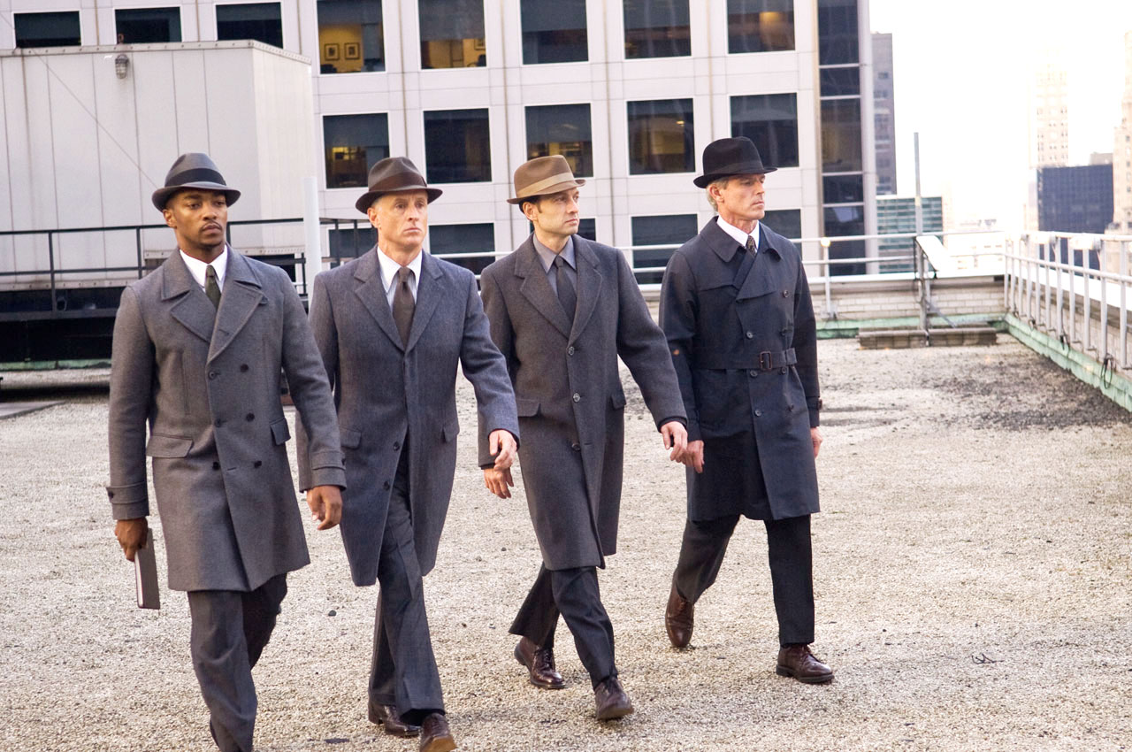Anthony Mackie, John Slattery and David Alan Basche in Universal Pictures' The Adjustment Bureau (2011)