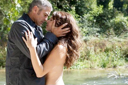 George Clooney stars as Jack and Violante Placido stars as Clara in Focus Features' The American (2010)