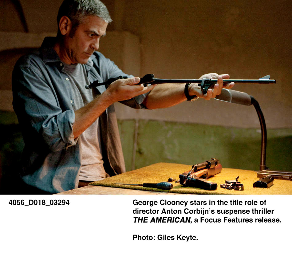 George Clooney stars as Jack in Focus Features' The American (2010). Photo by Giles Keyte
