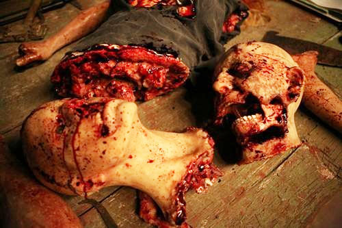 A scene from Indifferent Entertainment's The Bleeding (2009)