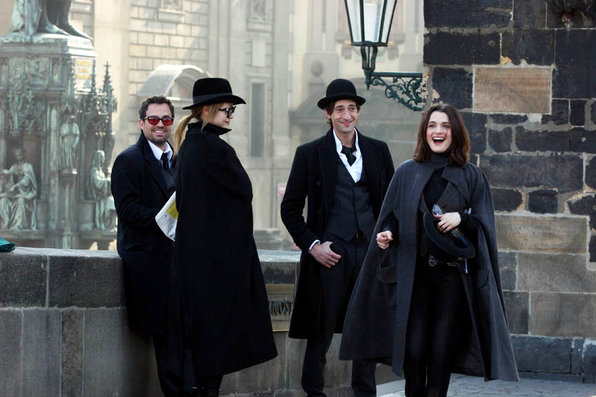 Mark Ruffalo, Rinko Kikuchi, Adrien Brody and Rachel Weisz in Summit Entertainment's The Brothers Bloom (2009)