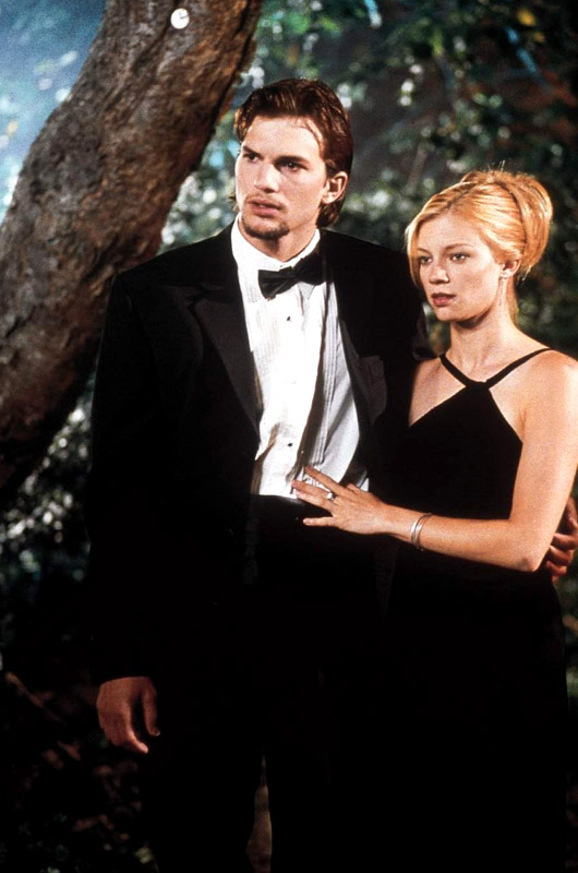 Ashton Kutcher and Amy Smart in New Line Cinema' The Butterfly Effect (2004)